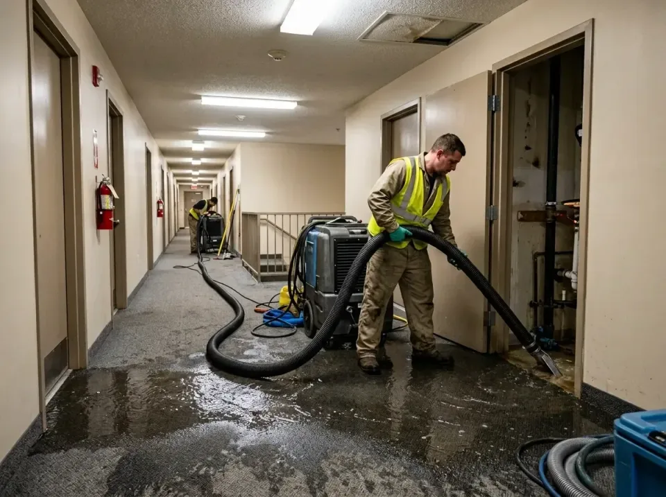 multi-unit-apartment-hallway-f-005 — frequently asked questions, Emergency Burst Pipe Water Extraction & Removal in Redan, GA